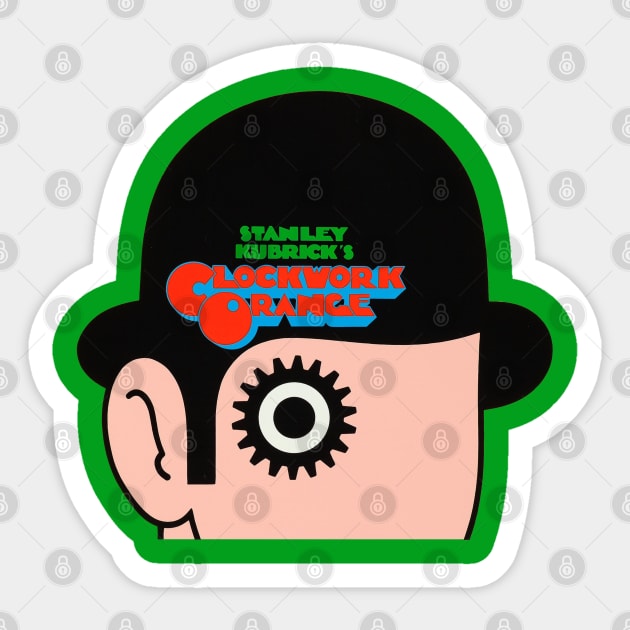 A Clockwork Orange Minimalist Sticker by An Era Gone